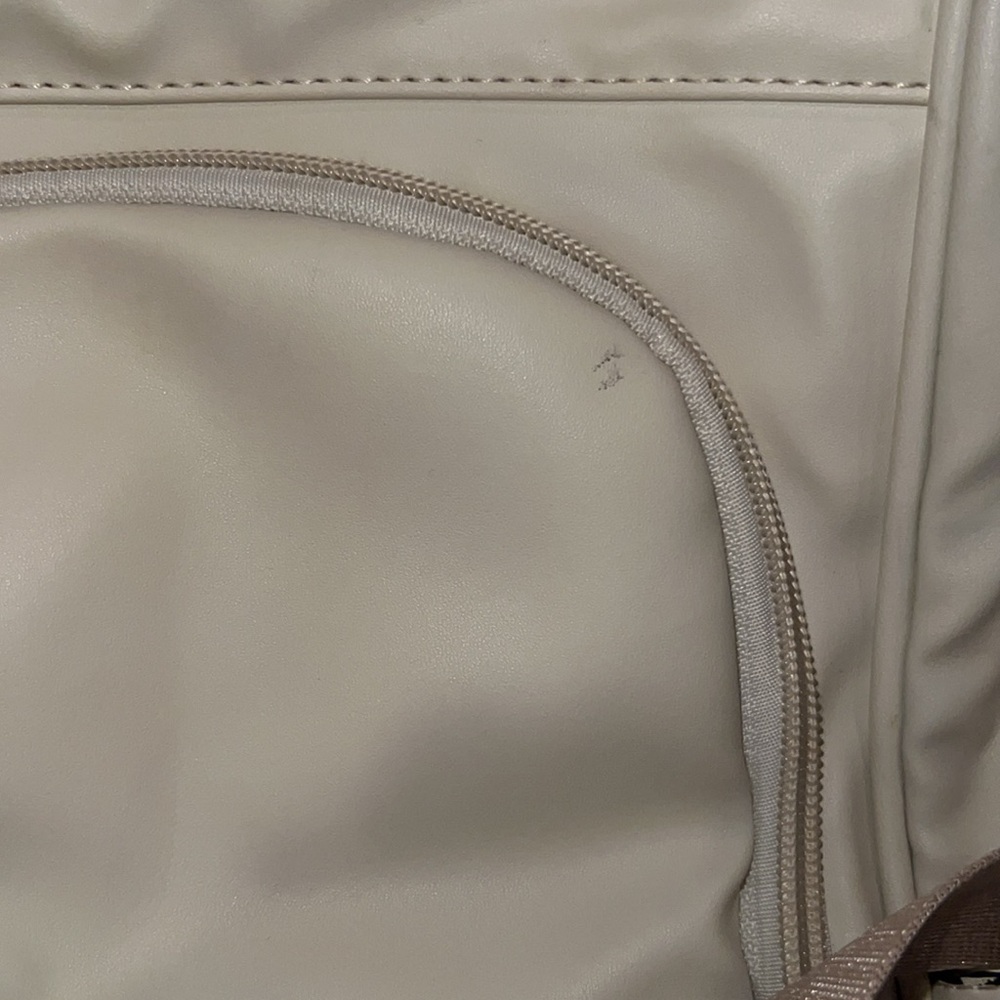 Cream Backpack Purse - Picture 4 of 8
